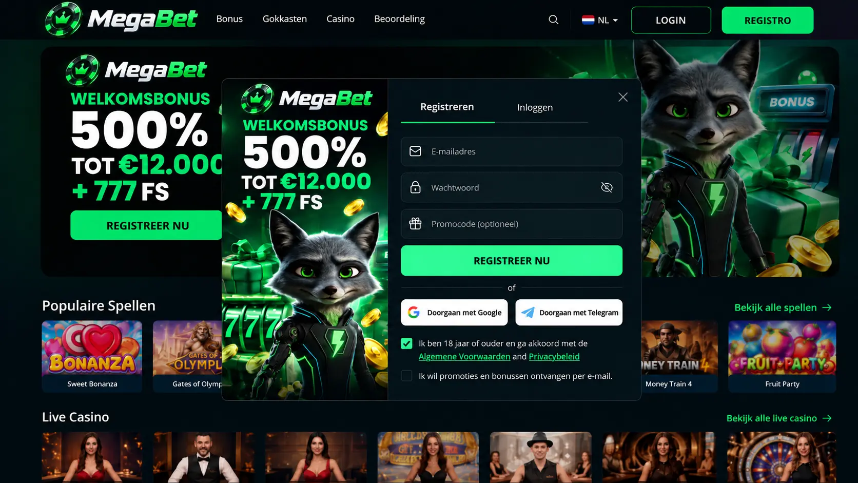 MegaBet Casino Gids: Online Spelen, Bonussen en Live Games image 2