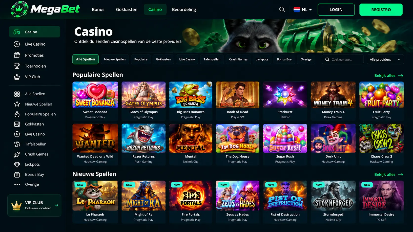 MegaBet Casino Gids: Online Spelen, Bonussen en Live Games image 3